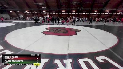 133 lbs Cons. Round 2 - Danny Poggi, Oneonta State vs Marco Milankovic, Utica