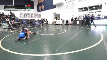 113 lbs Cons. Semi - Kaiden Lepe, Walnut vs Chris Qureshi, Fountain Valley