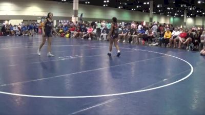 120 lbs Round 2 (16 Team) - Amya Bass, Iowa Minion Nation vs Fiona Ritchie, Diamond Fish