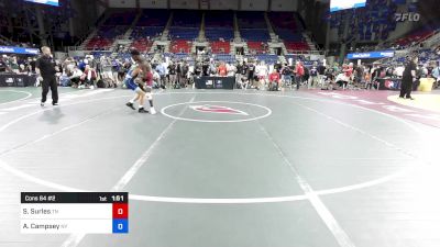 106 lbs Cons 64 #2 - Sayvion Surles, TN vs Austin Campsey, NY