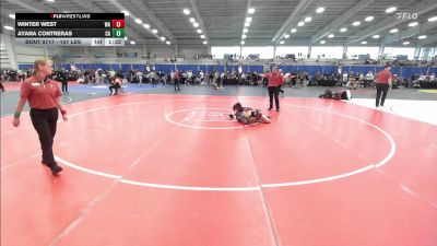 107 lbs 3rd Place - Winter West, WA vs Ayana Contreras, CA