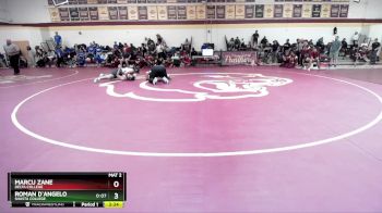 165 lbs Champ. Round 1 - Roman D`angelo, Shasta College vs Marcu Zane, Delta College