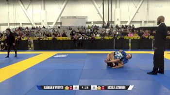 Nicole Altmann vs Juliana N Weaver 2024 World IBJJF Jiu-Jitsu No-Gi Championship