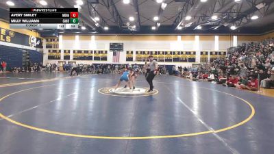 130 lbs Consy 1 - Avery Smiley, Mohawk vs Milly Williams, Canon-McMillan