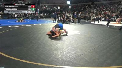 165 lbs Semifinal - Travis Grace, Gilroy (CC) vs Mario Carini, Poway (SD)