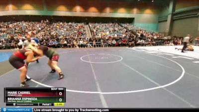 235 lbs Semifinal - Brianna Espinoza, Central Valley (Ceres) vs Marie Cadriel, Modesto High