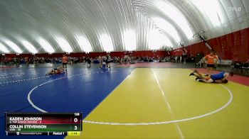 138 lbs Round 4 (6 Team) - Kaden Johnson, IL Top Dawgs-ORANGE vs Collin Stevenson, Lodi