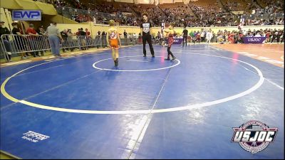 55 lbs Round Of 32 - Easton Klinglesmith, Perry Wrestling Academy vs Myles Pendleton, NORTH DESOTO WRESTLING ACADEMY