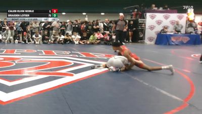 113 lbs Consi Of 4 - Caleb Elvin Noble, IL vs Braiden Lotier, PA