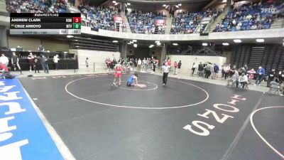 150 lbs Champ. Round 1 - Cruz Arroyo, Orland Park (Sandburg) vs Andrew Clark, Homewood-Flossmoor