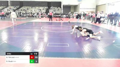 101 lbs Rr Rnd 6 - Aiden Yarussi, Mat Assassins vs Derek Bush, Roundtree Wrestling Academy Blue