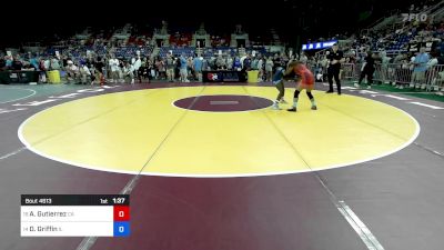 118 lbs Rnd Of 32 - Aubree Gutierrez, CA vs Demetria Griffin, IL