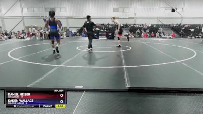 150 lbs Round 1 (8 Team) - Daniel Heiser, Wisconsin vs Kaden Wallace, Oklahoma Blue