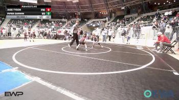46 lbs Rr Rnd 1 - Jase Tyson, Verdigris Youth Wrestling vs Piper Darwin, Warner Eagles Youth Wrestling