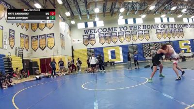 215 lbs Round 4 (8 Team) - Miles Johnsen, Black Hive vs Nate Sadowski, Naperville Central