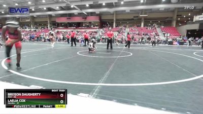 60 lbs Quarterfinal - Bri?eon Daugherty, RSA vs Laelia Cox, Salina