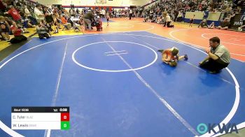 55 lbs Semifinal - CJ Tyler, Black Fox Wrestling Club vs Walker Lewis, Dark Cloud Wrestling Club