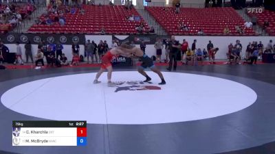 79 kg Cons 8 #1 - Carson Kharchla, Ohio RTC / TMWC vs Muhamed McBryde, New York Athletic Club