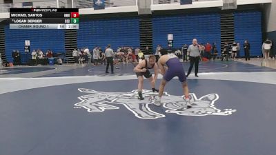 174 lbs Champ. Round 1 - MIchael Santos, New Mexico Highlands vs Logan Berger, Chadron State