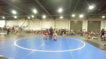 54 lbs Consi Of 8 #1 - Everhett Henn, Viper Wrestling vs Alaina Saavedra, Top Rank Hammers