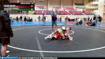 125 lbs Semifinal - Caleb Zelaya, Tech Fall Wrestling Club vs Houston Rudisill, ET Wrestling