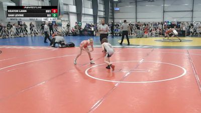 60 lbs Round 2 - 10:30am Friday - Keaton Lanik, Minnesota Funky Singlets vs Sam Levine, Nauman Green