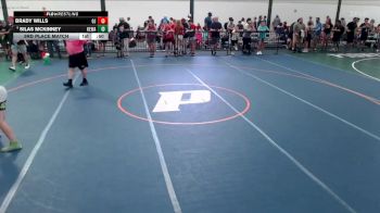 121-128 lbs 3rd Place Match - Silas McKinney, Timber Wolves Wrestling Club vs Brady Wills, Oregon JHS