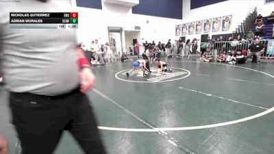 58 lbs Quarterfinal - Adrian Morales, So Cal Hammers Wrestling vs Nicholas Gutierrez, Sting Wrestling Club