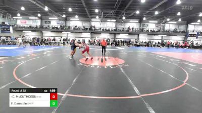 215 lbs Round Of 32 - Cj McCUTHCEON, Riverview vs Fisher Dannible, Galway