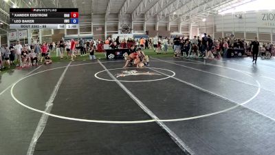88 lbs Cons. Round 4 - Xander Edstrom, Idaho vs Leo Baker, Husky Wrestling Club