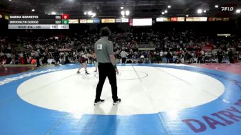 140 lbs Cons. Round 3 - Sabina Bennetts, Challis vs Brooklyn Dodge, Soda Springs