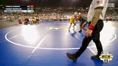 B4A-285 lbs Cons. Semi - Marley Branscum, Bristow vs Donald Sanders, Mount St. Mary