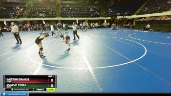 80 lbs 5th Place Match - Boston Frost, Iowa vs Weston Drahos, Iowa