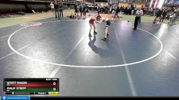 90-91 lbs Round 2 - Philip Streff, NE vs Wyatt Mason, WY