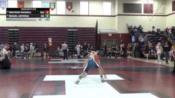 120 lbs Round 2 - Miguel Astorga, Xavier, Cedar Rapids vs Grayson Waddell, Solon