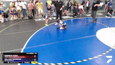 56 lbs Round 4 - Andrew Dodd, Juneau Youth Wrestling Club Inc. vs William Wassman, Mat-Su Matmen