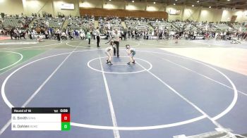 54 lbs Round Of 16 - Blaze Dahlen, Scmc vs Grayson Smith, Spanish Springs WC