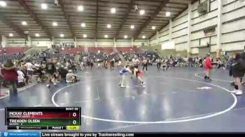 75 lbs Placement (16 Team) - Trexden Olsen, Beaver vs Mckay Clements, Pleasant Grove