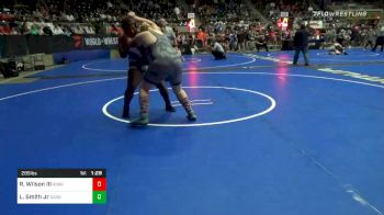 285 lbs Quarterfinal - Richard WIlson III, Kobra Kai Training vs Lee Smith Jr, Dakota Wrestling Nation