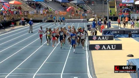 Boys' 1500m, Finals 4 - Age 12