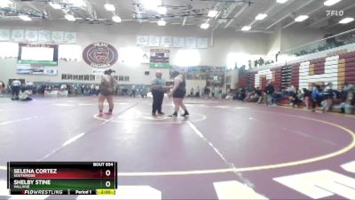 235 lbs Quarterfinal - Selena Cortez, Southridge vs Shelby Stine, Vallivue