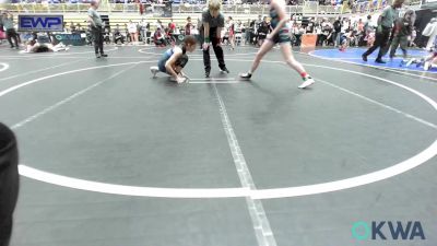 102 lbs Quarterfinal - Jadyn Walker, Harrah Little League Wrestling vs Talli Washington, Woodland Wrestling Club