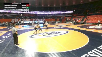 2A 150 lbs Champ. Round 1 - Brody Cabrera, Bloomington (H.S.) vs Brendan Nardin, Woodstock (Marian)