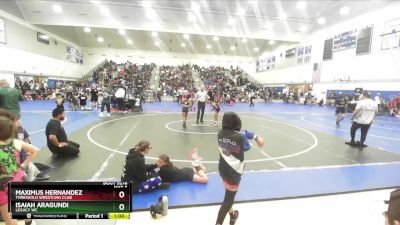 77 lbs Quarterfinal - Maximus Hernandez, Threshold Wrestling Club vs Isaiah Aragundi, Legacy WC