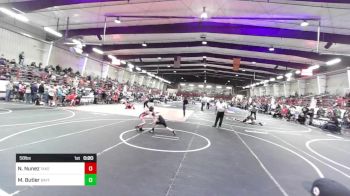 58 lbs Consi Of 4 - Nikolai Nunez, Takedown Elite vs Madison Butler, Bayfield Wolverines