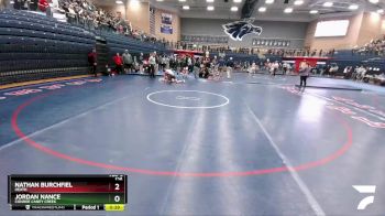 126 lbs 5th Place Match - Jordan Nance, Conroe Caney Creek vs Nathan Burchfiel, Heath