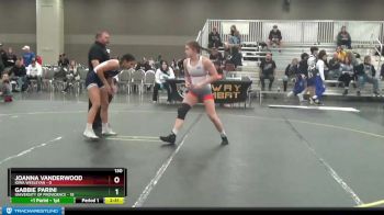 130 lbs Round 1 (16 Team) - JoAnna Vanderwood, Iowa Wesleyan vs Gabbie Parini, University Of Providence