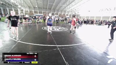 190 lbs Round 2 - Briana Alvarado, CA vs Makayla Walden, UT