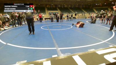 85 lbs Rr Rnd 3 - Easton Terrell, Team Tulsa NDT vs Ryker Dawes, Keystone Kids Wrestling Club