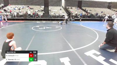 49 lbs Rr Rnd 3 - Hunter Schuch, Neshaminy Youth Wrestling vs Eric Nemec III, South Side Wrestling Club